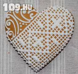 Mézeskalács Csipkés szív (Kód: 162001)